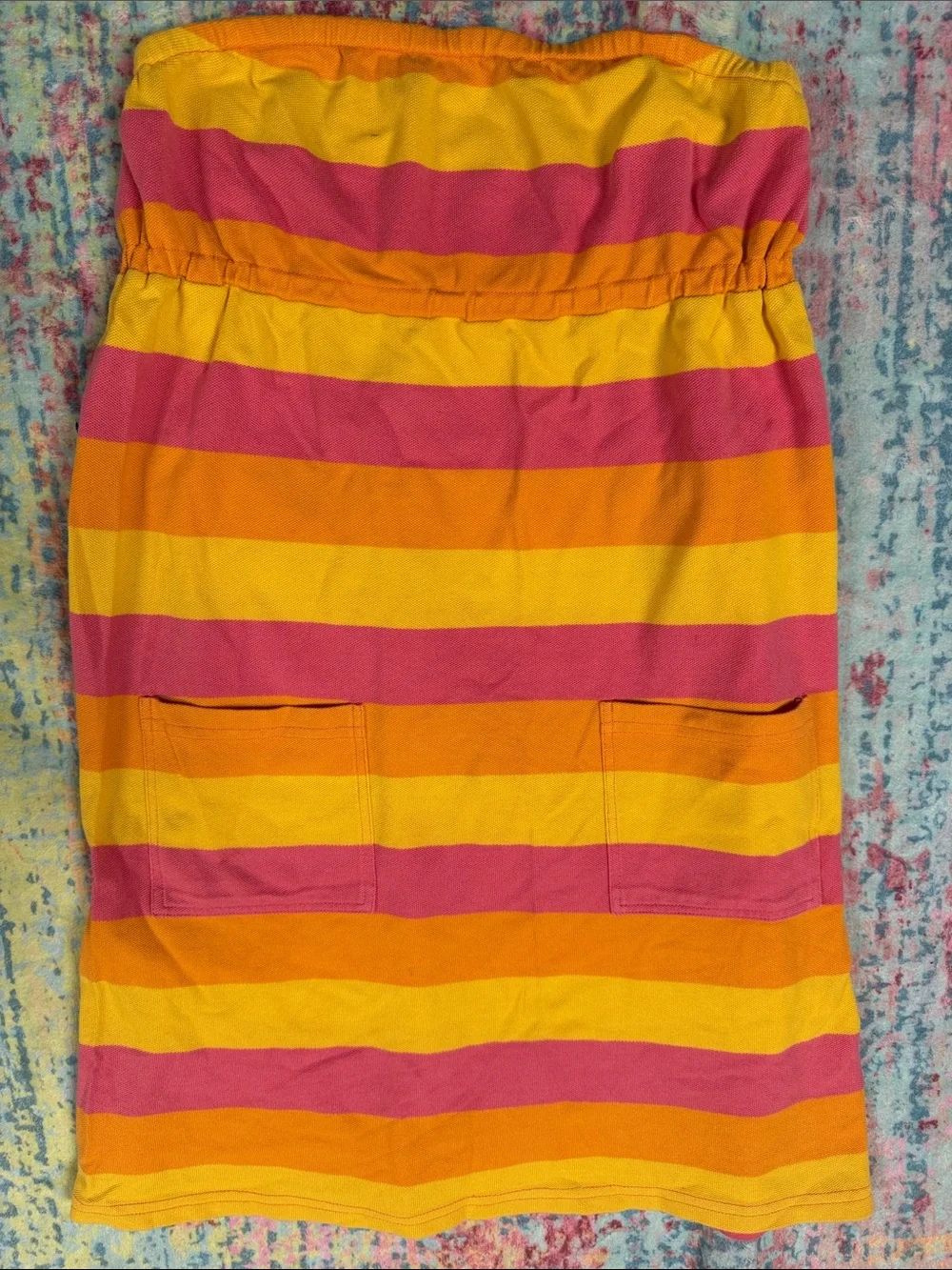 Lilly Pulitzer Pink & Yellow Strappy Summer Dress - Picture 4 of 8